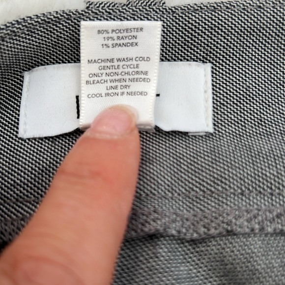 Loft gray pants size 4 - Picture 4 of 6